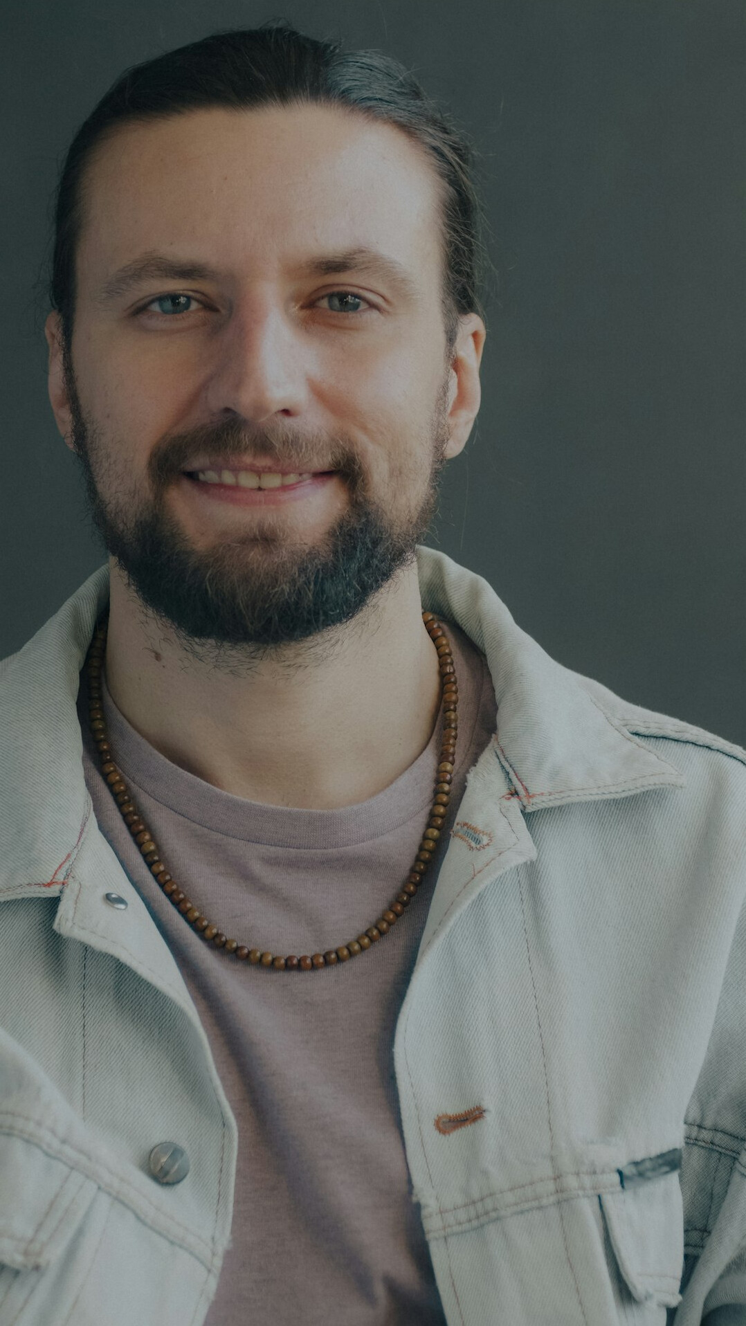 Studio portrait of a European program director
